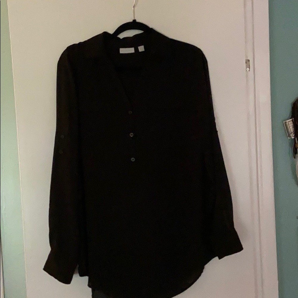 Sheer black shirt